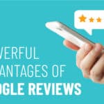 Graphic of man giving Google Review