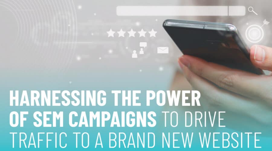 SEM Campaigns | Phone with text overtop image for Maximizing SEM Campaigns with Effective Landing Pages | PMC Media Group - SEM Digital Marketing Services